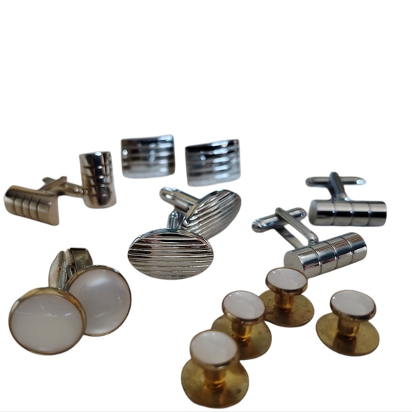 PIONEER Other - Cufflinks 7 Sets In Gold, Silver, Pearl
